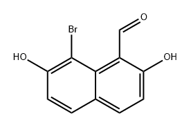 1-Naphthalenecarboxaldehyde, 8-bromo-2,7-dihydroxy-