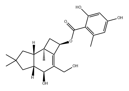 Armillyl orsellinate Struktur