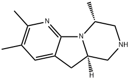 Pyrido[3',?2':4,?5]?pyrrolo[1,?2-?a]?pyrazine, 5,?5a,?6,?7,?8,?9-?hexahydro-?2,?3,?9-?trimethyl-?, (5aR,?9R)?- Struktur