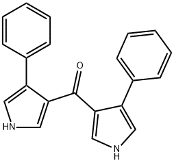 Methanone, bis(4-phenyl-1H-pyrrol-3-yl)- Struktur