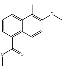 1-Naphthalenecarboxylic acid, 5-iodo-6-methoxy-, methyl ester