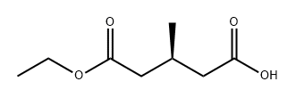 Pentanedioic acid, 3-methyl-, 1-ethyl ester, (3S)-