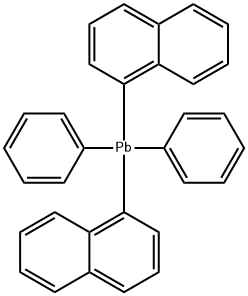 Plumbane, di-1-naphthalenyldiphenyl- Struktur