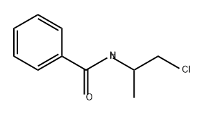 Benzamide, N-(2-chloro-1-methylethyl)- Struktur