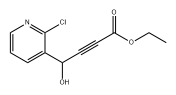 2-Butynoic acid, 4-(2-chloro-3-pyridinyl)-4-hydroxy-, ethyl ester