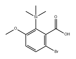 Benzoic acid, 6-bromo-3-methoxy-2-(trimethylsilyl)-