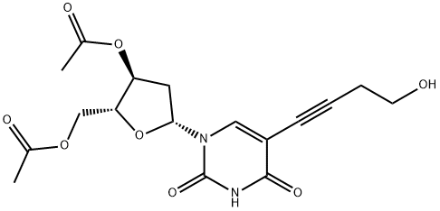 Uridine, 2'-deoxy-5-(4-hydroxy-1-butynyl)-, 3',5'-diacetate (9CI)