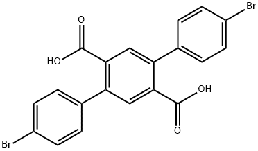 4,4-二溴-[1,1:4,1-三聯(lián)苯]-2,5-二羧酸 結(jié)構(gòu)式