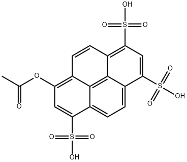 1,3,6-Pyrenetrisulfonic acid, 8-(acetyloxy)-