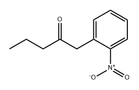 2-Pentanone, 1-(2-nitrophenyl)- Struktur