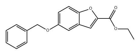 2-Benzofurancarboxylic acid, 5-(phenylmethoxy)-, ethyl ester