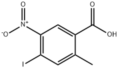 4-Iodo-2-methyl-5-nitrobenzoic acid Struktur