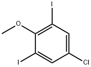 Benzene, 5-chloro-1,3-diiodo-2-methoxy- Struktur