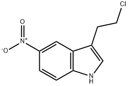 1H-Indole, 3-(2-chloroethyl)-5-nitro-