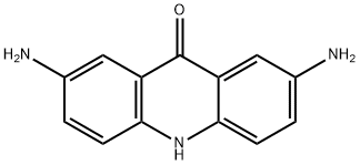 9(10H)-Acridinone, 2,7-diamino- Struktur