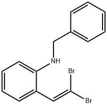 Benzenemethanamine, N-[2-(2,2-dibromoethenyl)phenyl]-