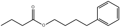 Butanoic acid 4-phenylbutyl ester Struktur