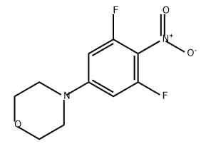 Morpholine, 4-(3,5-difluoro-4-nitrophenyl)- Struktur