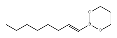 1,3,2-Dioxaborinane, 2-(1E)-1-octen-1-yl- Struktur