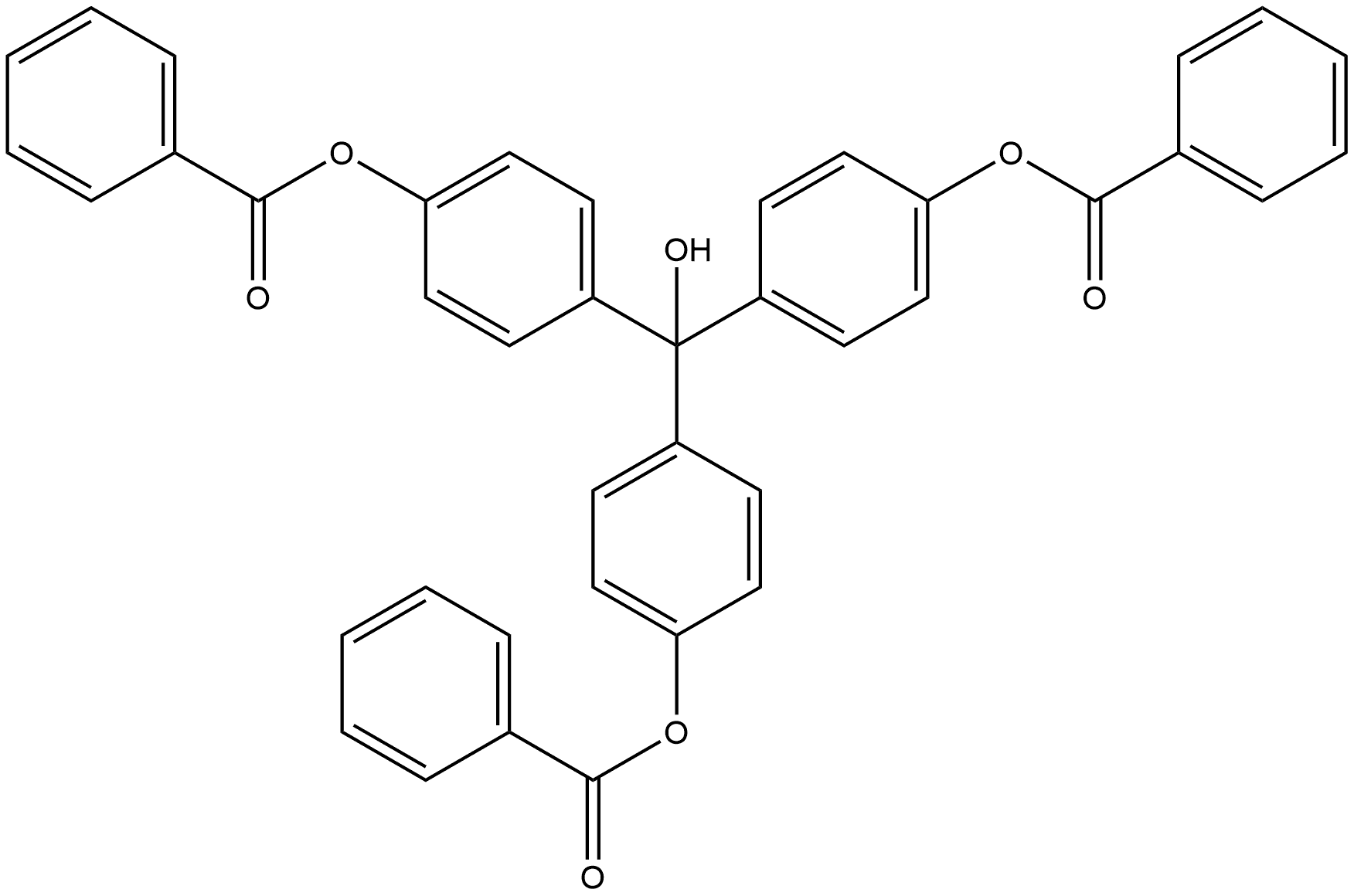 Benzenemethanol, 4-(benzoyloxy)-α,α-bis[4-(benzoyloxy)phenyl]-