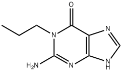 6H-Purin-6-one, 2-amino-1,9-dihydro-1-propyl- Struktur