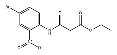 Propanoic acid, 3-[(4-bromo-2-nitrophenyl)amino]-3-oxo-, ethyl ester