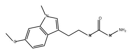 Hydrazinecarboxamide, N-[2-(6-methoxy-1-methyl-1H-indol-3-yl)ethyl]-