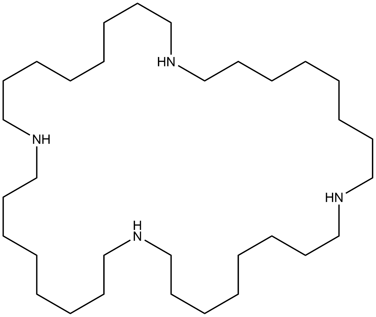 1,10,19,28-Tetraazacyclohexatriacontane Struktur