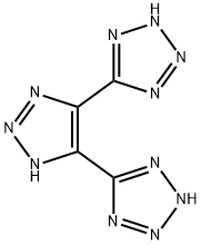 2H-Tetrazole, 5-[4-(2H-tetrazol-5-yl)-1H-1,2,3-triazol-5-yl]- Struktur