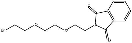 1H-Isoindole-1,3(2H)-dione, 2-[2-[2-(2-bromoethoxy)ethoxy]ethyl]- Struktur