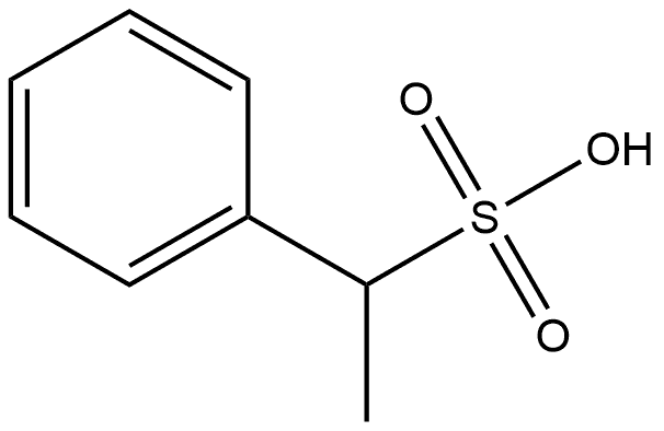 Benzenemethanesulfonic acid, α-methyl- Struktur