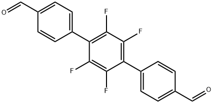 [1,1':4',1''-Terphenyl]-4,4''-dicarboxaldehyde, 2',3',5',6'-tetrafluoro- (9CI) Struktur