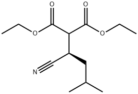 Propanedioic acid, 2-[(1R)-1-cyano-3-methylbutyl]-, 1,3-diethyl ester