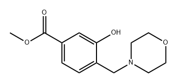 Benzoic acid, 3-hydroxy-4-(4-morpholinylmethyl)-, methyl ester