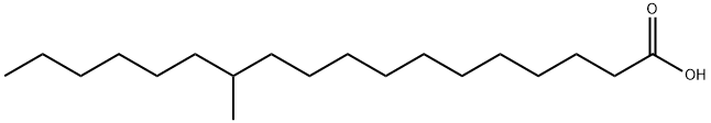 Octadecanoic acid, 12-methyl- Struktur