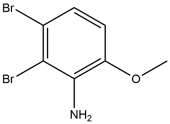 2,3-Dibromo-6-methoxybenzenamine Struktur