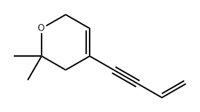 2H-Pyran, 4-(3-buten-1-yn-1-yl)-3,6-dihydro-2,2-dimethyl-