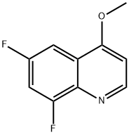 6,8-difluoro-4-methoxyquinoline Struktur