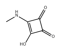 3-Cyclobutene-1,2-dione, 3-hydroxy-4-(methylamino)- Struktur