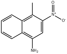 1-Naphthalenamine, 4-methyl-3-nitro- Struktur