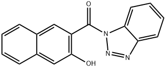 Methanone, 1H-benzotriazol-1-yl(3-hydroxy-2-naphthalenyl)- Struktur