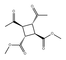 1,2-Cyclobutanedicarboxylic acid, 3,4-diacetyl-, 1,2-dimethyl ester, (1R,2R,3S,4S)-