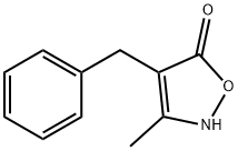 5(2H)-Isoxazolone, 3-methyl-4-(phenylmethyl)- Struktur