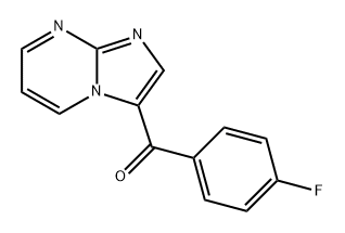 Methanone, (4-fluorophenyl)imidazo[1,2-a]pyrimidin-3-yl- Struktur