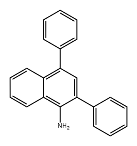 1-Naphthalenamine, 2,4-diphenyl- Struktur