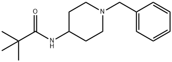 N-(1-Benzylpiperidin-4-yl)-2,2-dimethylpropanamide Struktur