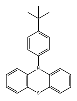 10-(4-(TERT-BUTYL)PHENYL)-10H-PHENOTHIAZINE 結(jié)構(gòu)式