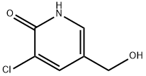 2(1H)-Pyridinone, 3-chloro-5-(hydroxymethyl)- Struktur