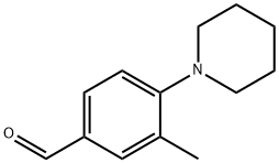 Benzaldehyde, 3-methyl-4-(1-piperidinyl)- Struktur