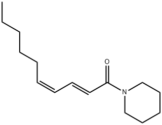 2,4-Decadien-1-one, 1-(1-piperidinyl)-, (2E,4Z)- Struktur